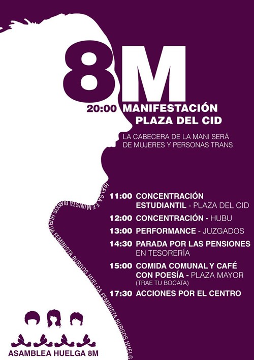 Manifestación de huelga del 8M