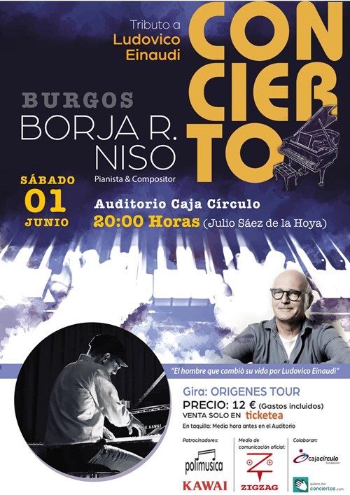 Tributo a Ludovico Einaudi. Orígenes Tour