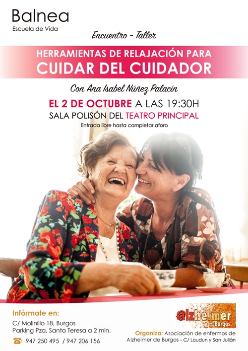 Herramientas de relajación para cuidar del cuidador