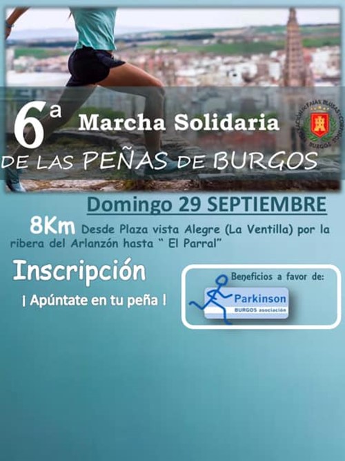 Marcha Solidaria de las Peñas de Burgos