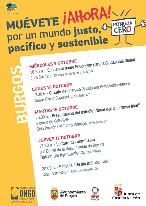 Muévete ahora por un mundo justo, pacífico y sostenible