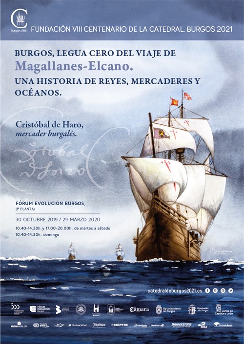 Burgos, legua cero del viaje de Magallanes-Elcano