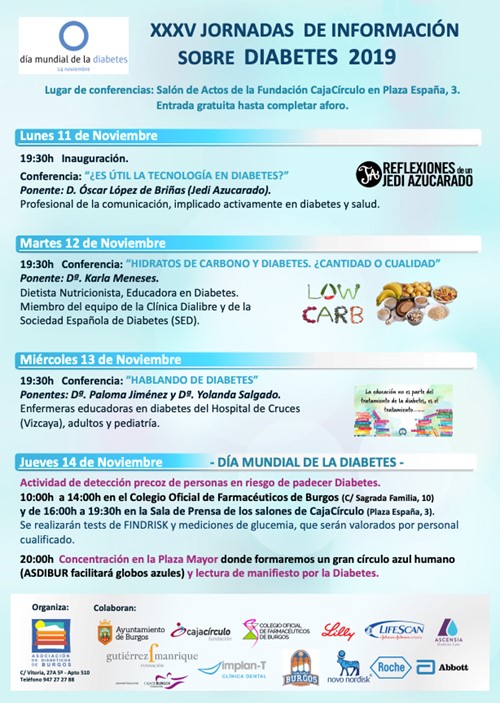 Jornadas de información sobre diabetes