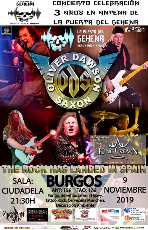 Oliver Dawson (SAXON) + King Crown