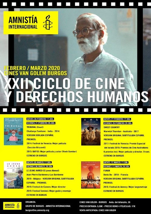 XXII Ciclo de Cine y Derechos Humanos de AI