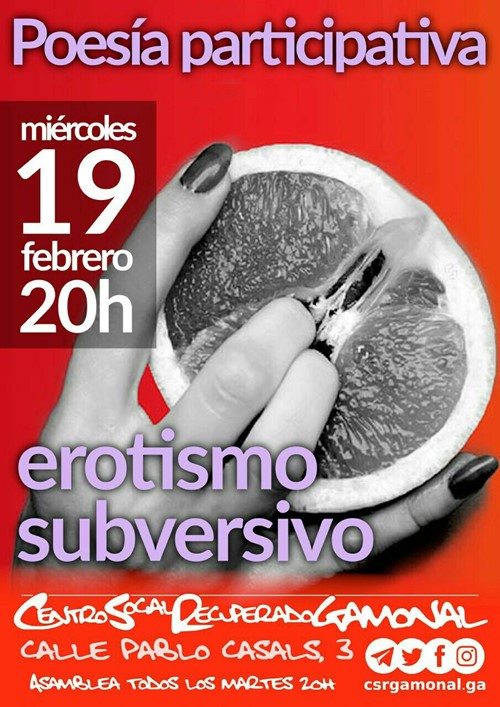 Poesía paricipativa: Erotismo subversivo