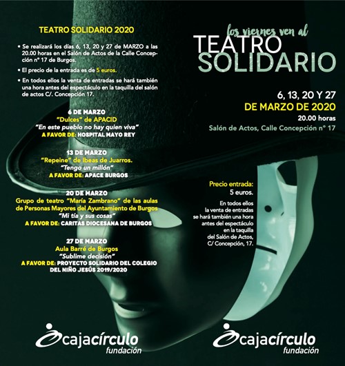 Los viernes ven al teatro solidario