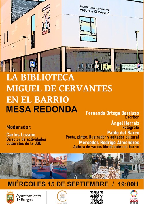 La biblioteca miguel de cervantes en el barrio san pedro