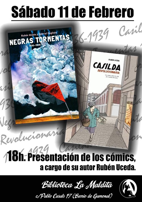 Presentación: Negras tormentas y Casilda Revolucionaria