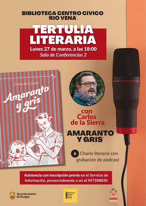 Tertulia literaria con Carlos de la Sierra