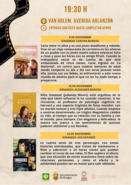 Ciclo de Cine sobre Voluntariado y solidaridad