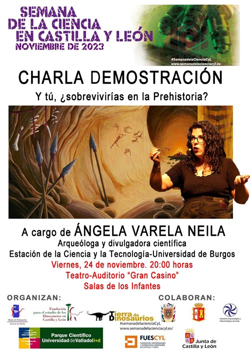 Charla-demostración: Y tú, ¿sobrevivirías en la Prehistoria?