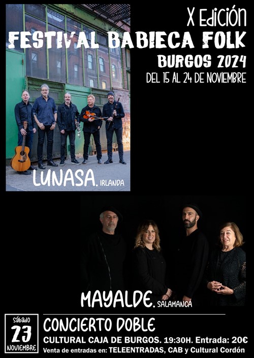 Festival Babieca Folk: Lunasa & Mayalde