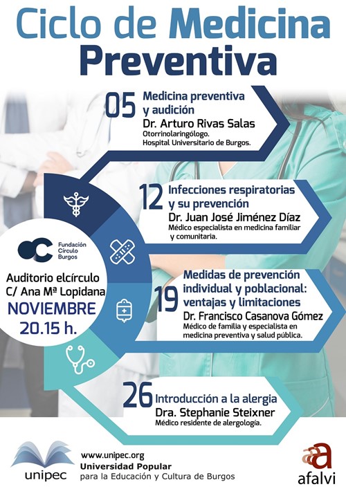 Ciclo de conferencias sobre medicina preventiva