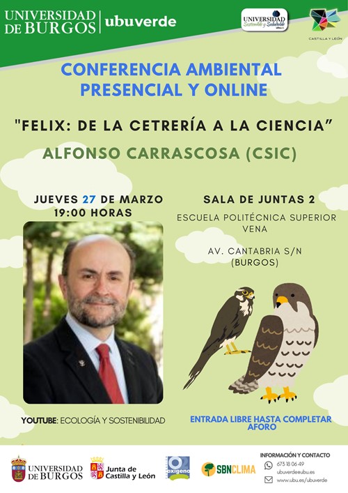 Conferencia: "felix: De la cetrería a la ciencia”.