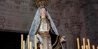 Procesión Virgen del Amor Hermoso y Misterio de la Coronación de Espinas en Iglesia de San Lorenzo el Real, Burgos