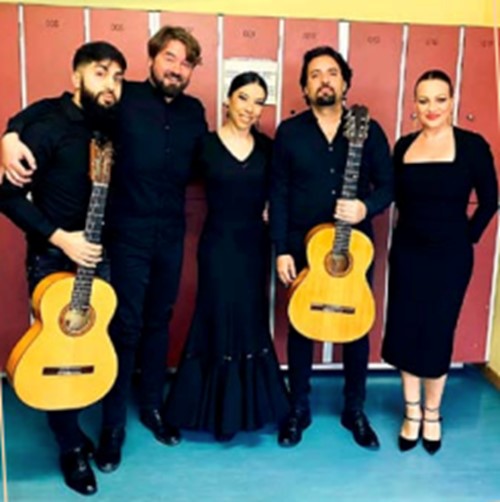 Cuadro flamenco de Sandra Pinilla