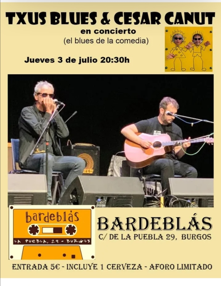 Txus Blues & Cesar Canut en concierto