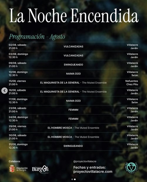 La noche encendida
