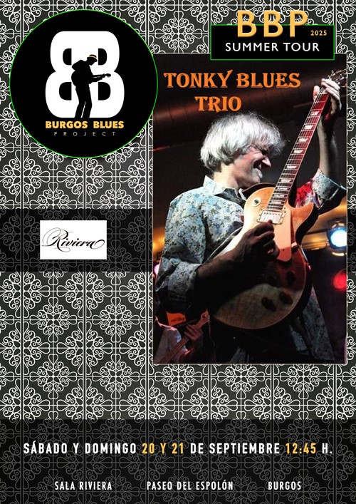 BBP Summer Tour 2025 con Tonky Blues Trio