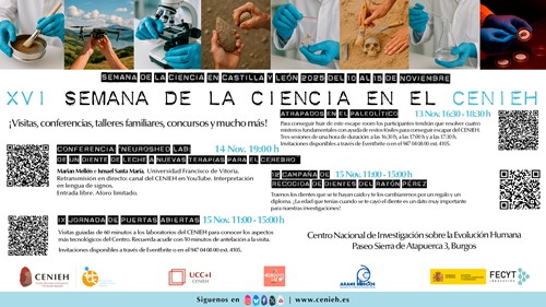 Semana de la Ciencia en el CENIEH