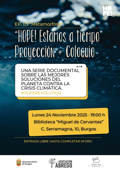 Hope!  Estamos a tiempo: Metamorfosis