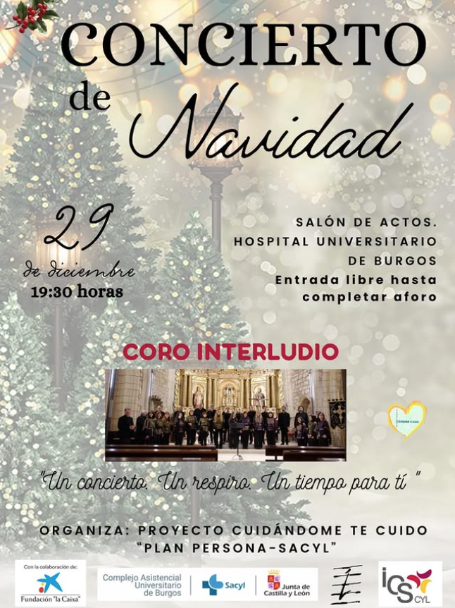 Coro Interludio en Hospital Universitario de Burgos, HUBU, Burgos