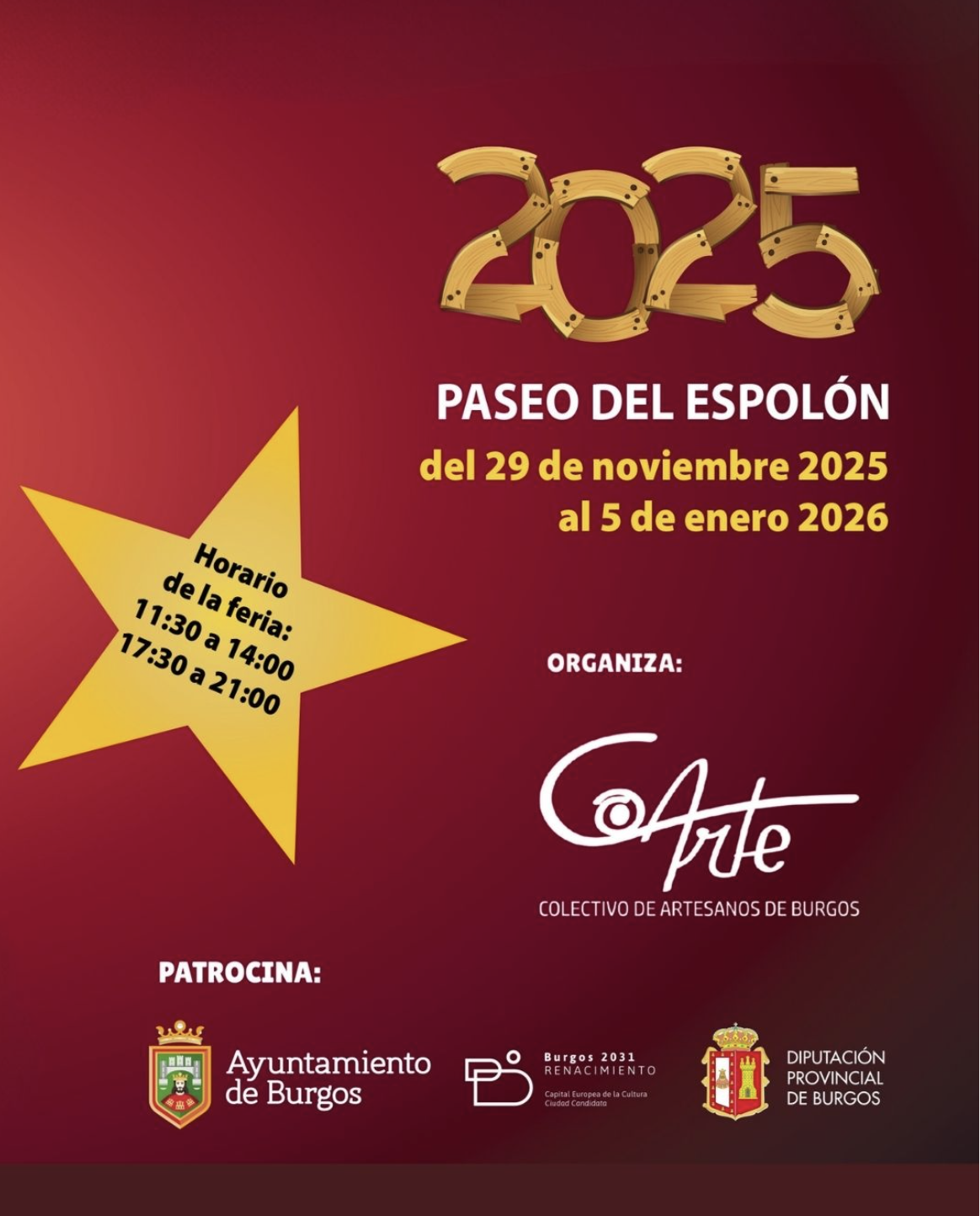 Mercado de Oficios Artesanos en Paseo del Espolón, Burgos