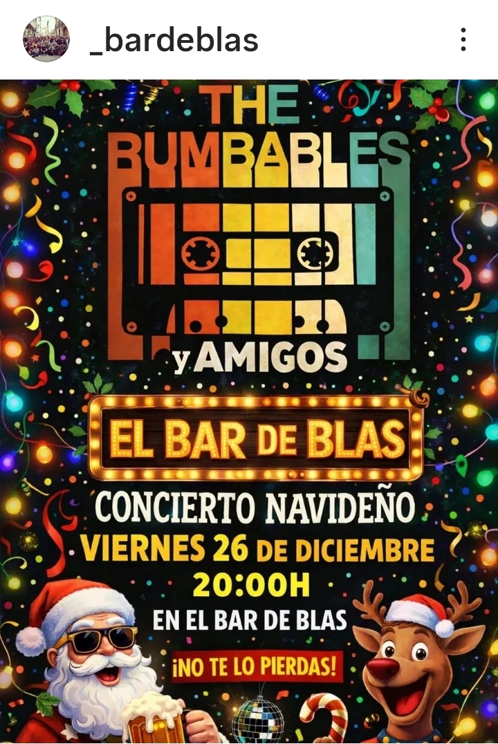 The Rumbables en concierto navideño en Bardeblás, Burgos