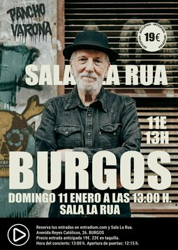 Pancho Varona en La Rúa, Burgos