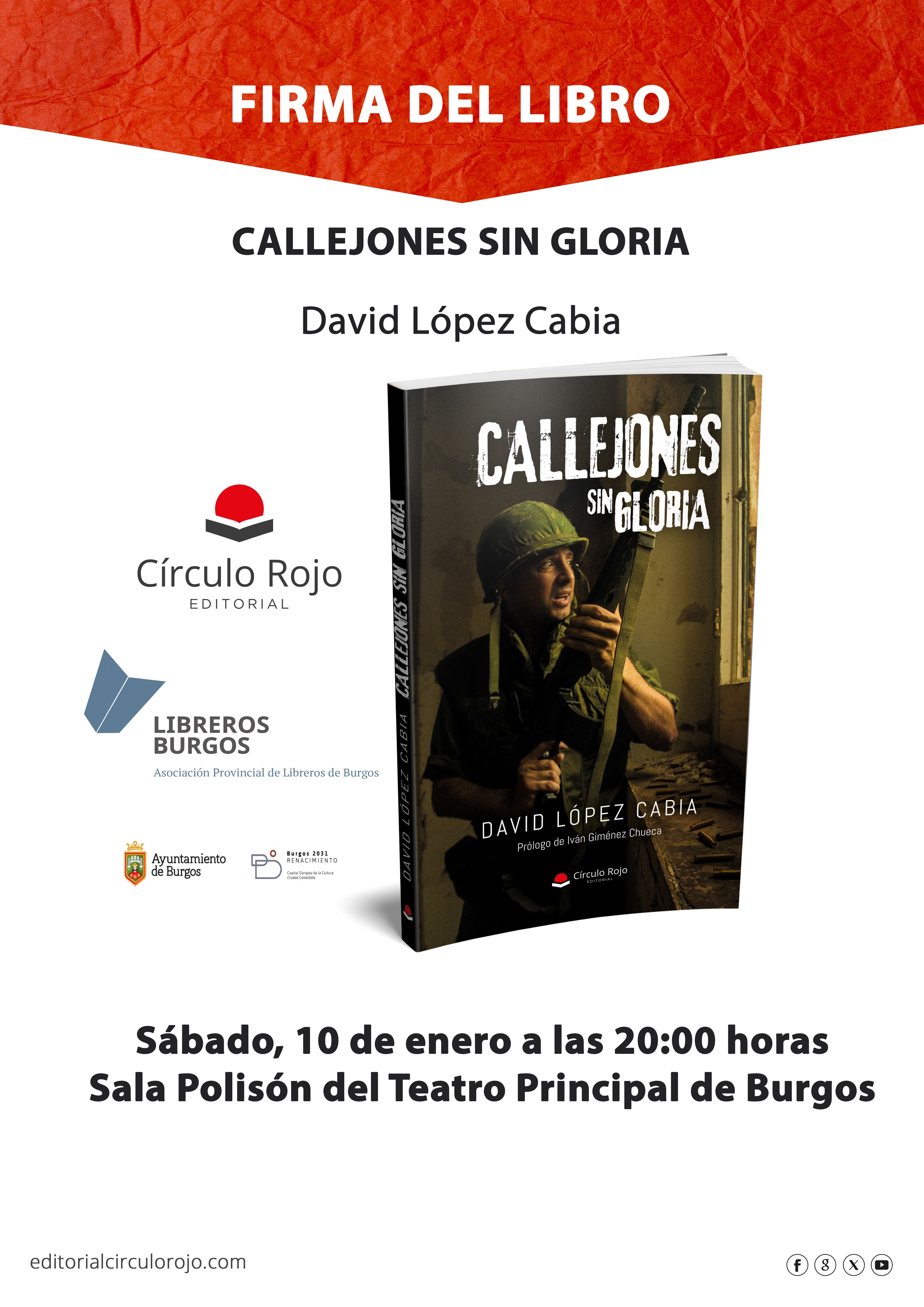 Callejones sin gloria en Sala Polisón, Burgos