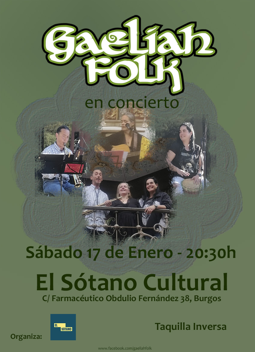 Gaeliah folk en El Sótano Café Cultural, Burgos