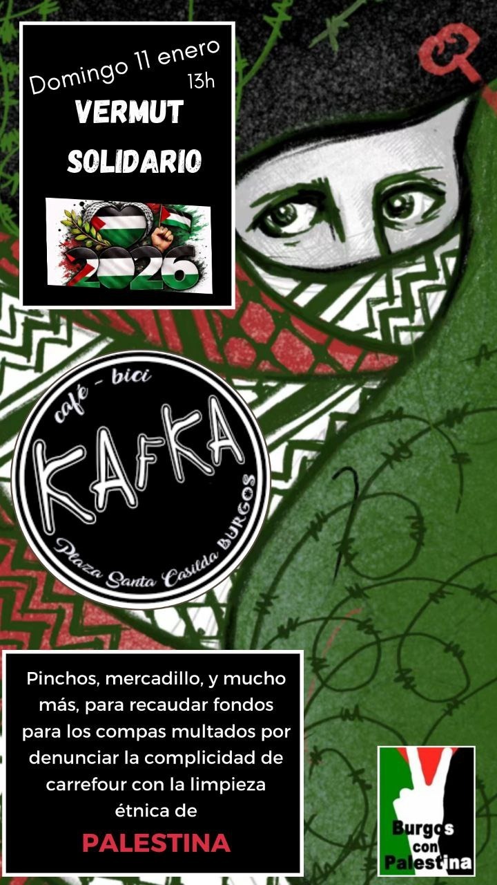 Vermut solidario en Kafka, Burgos