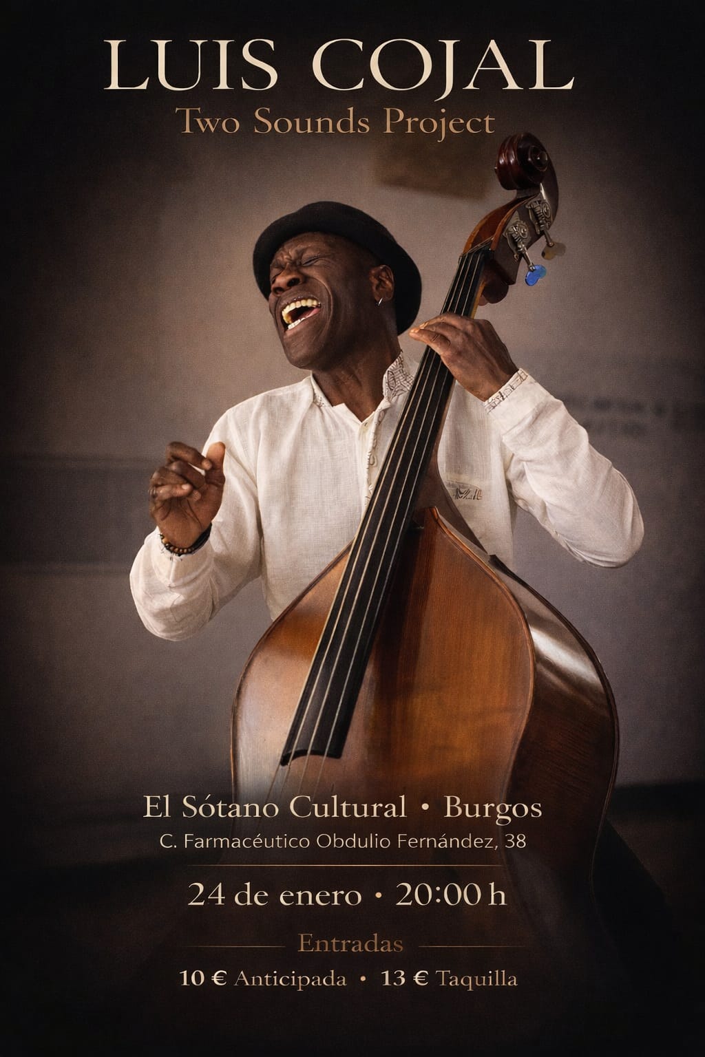 Luis Cojal "Two sounds project" en El Sótano Café Cultural, Burgos