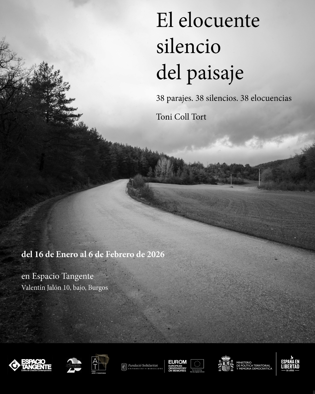 El elocuente silencio del paisaje en Espacio Tangente, Burgos