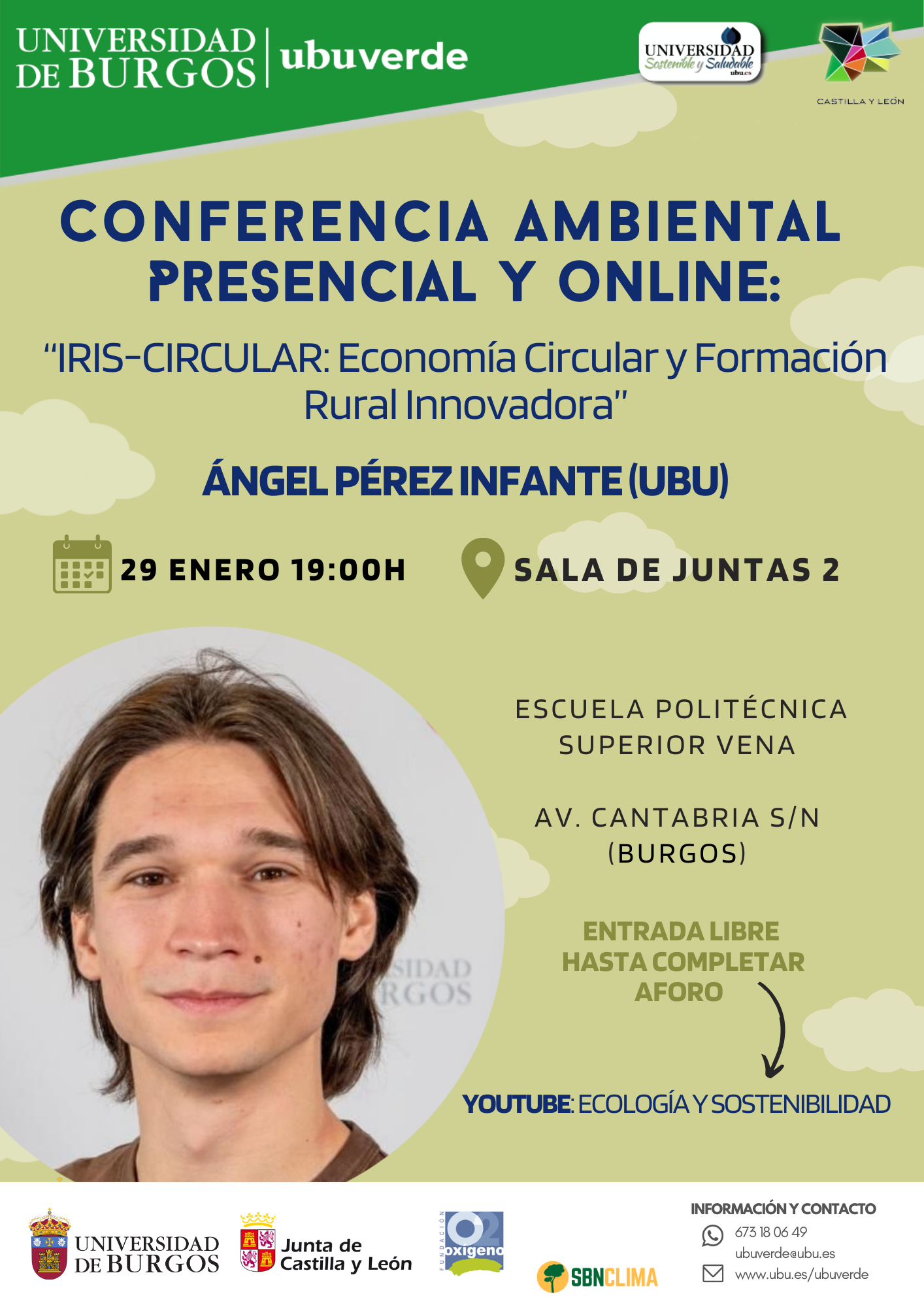 Conferencia: IRIS-CIRCULAR:Economía Circular en Escuela Politécnica Campus Río Vena, Burgos