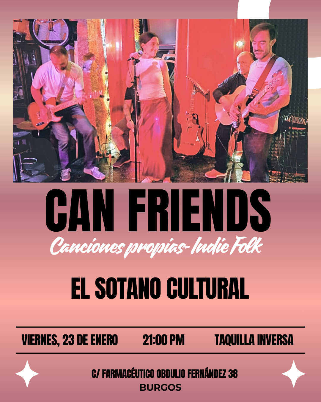 Can friends en El Sótano Café Cultural, Burgos