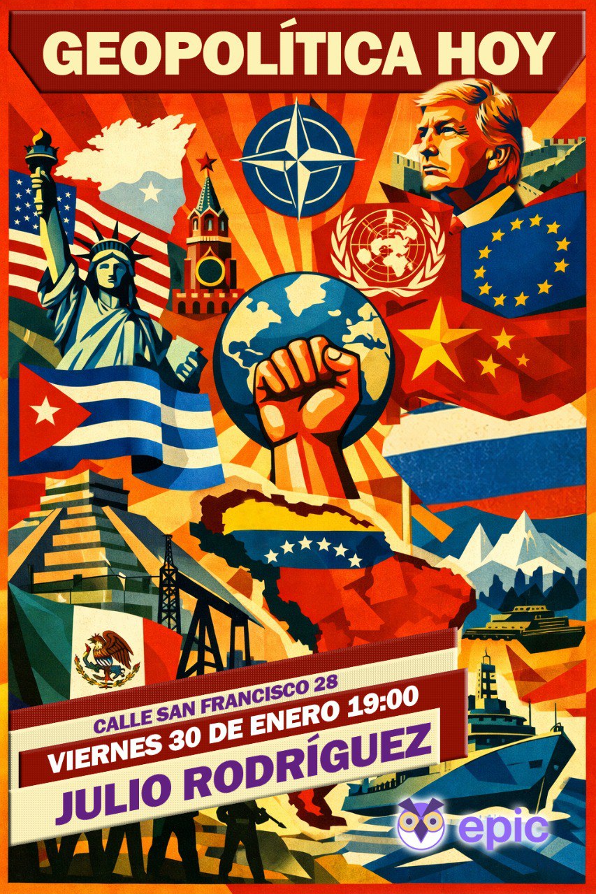 Geopolítica hoy. Julio Rodríguez (ex-jrmad) en Podemos Burgos, Burgos