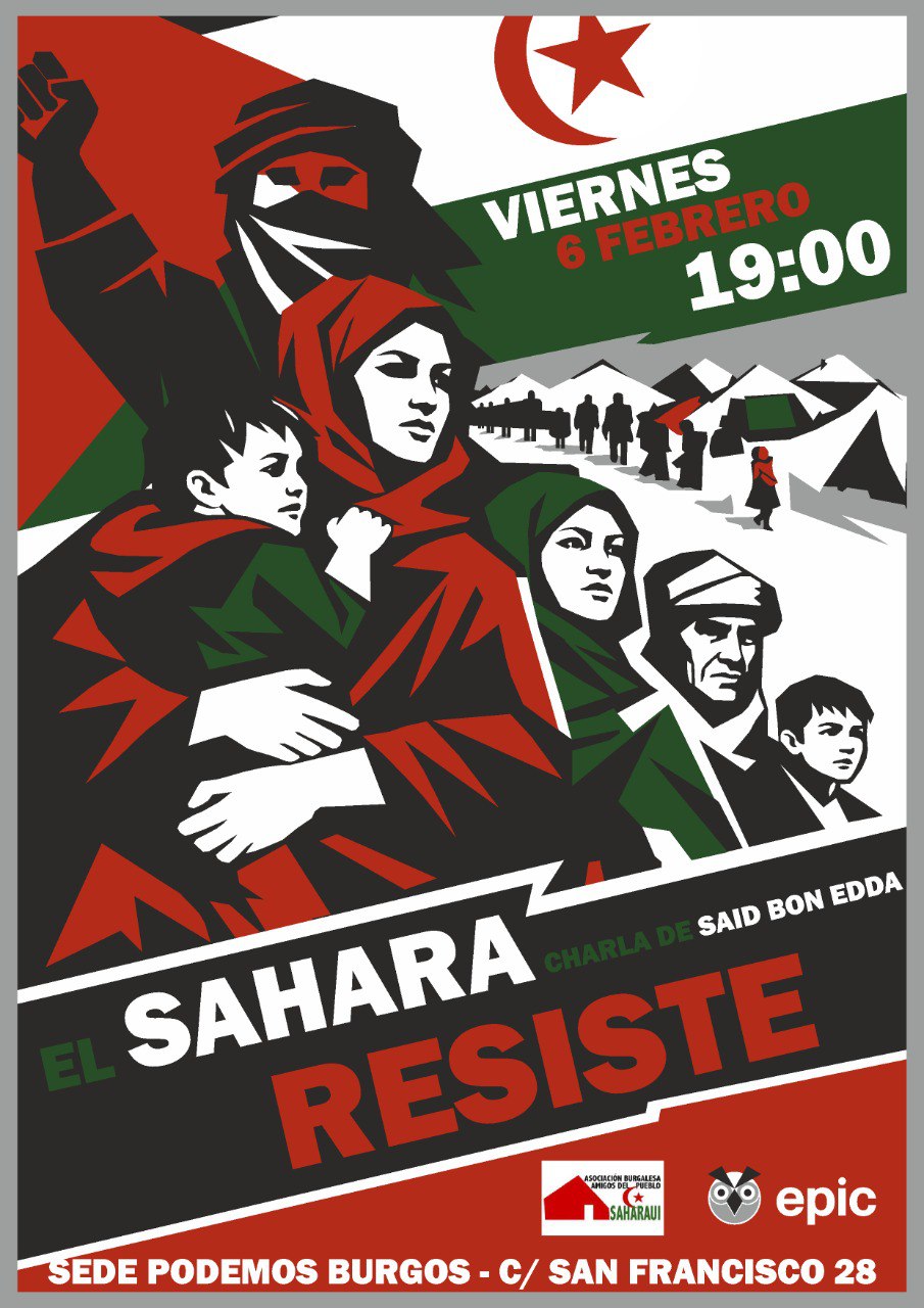 El Sáhara Resiste en Podemos Burgos, Burgos