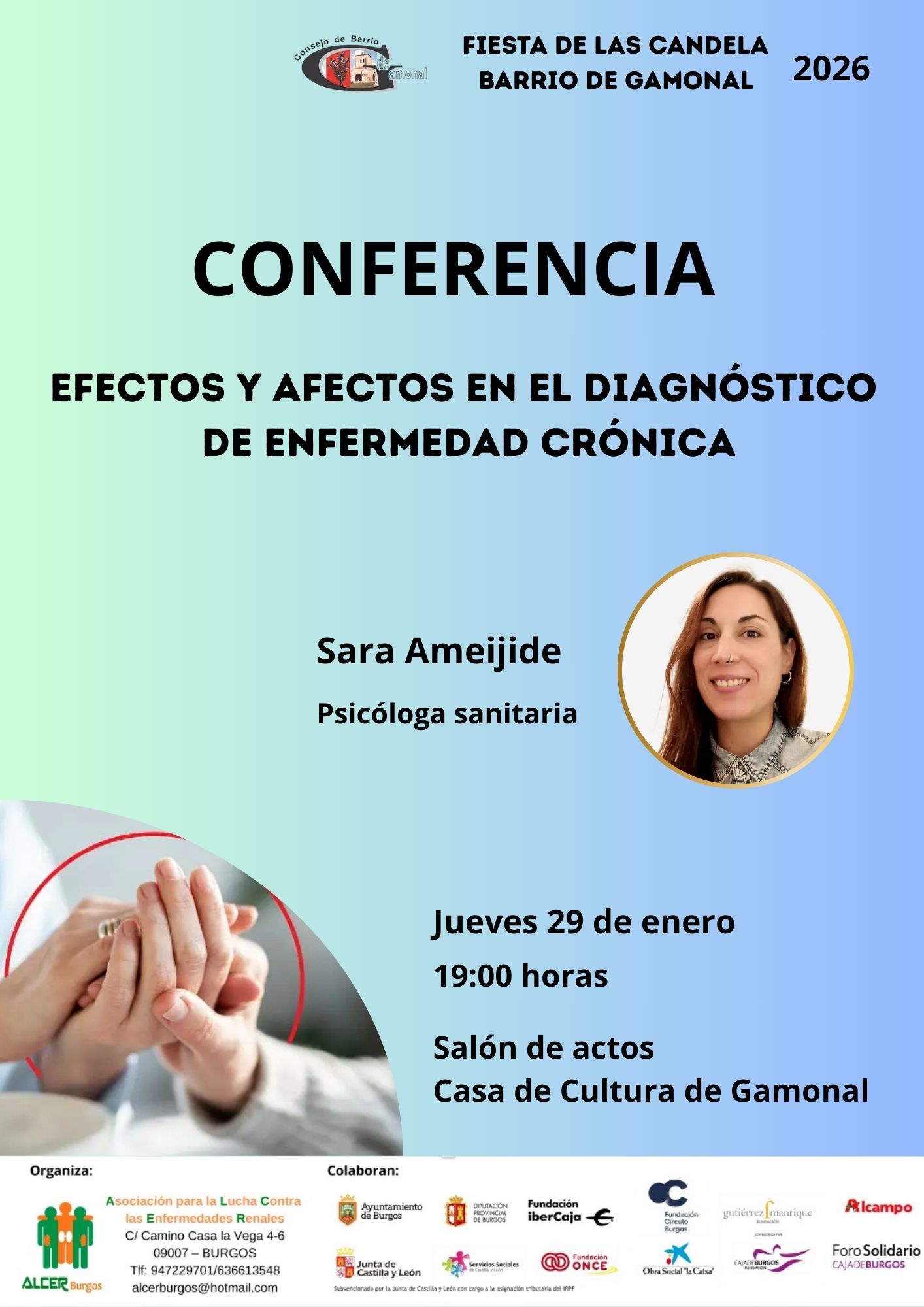 Efectos y afectos en el diagnóstico de enfermedad crónica en Casa de Cultura de Gamonal, Burgos