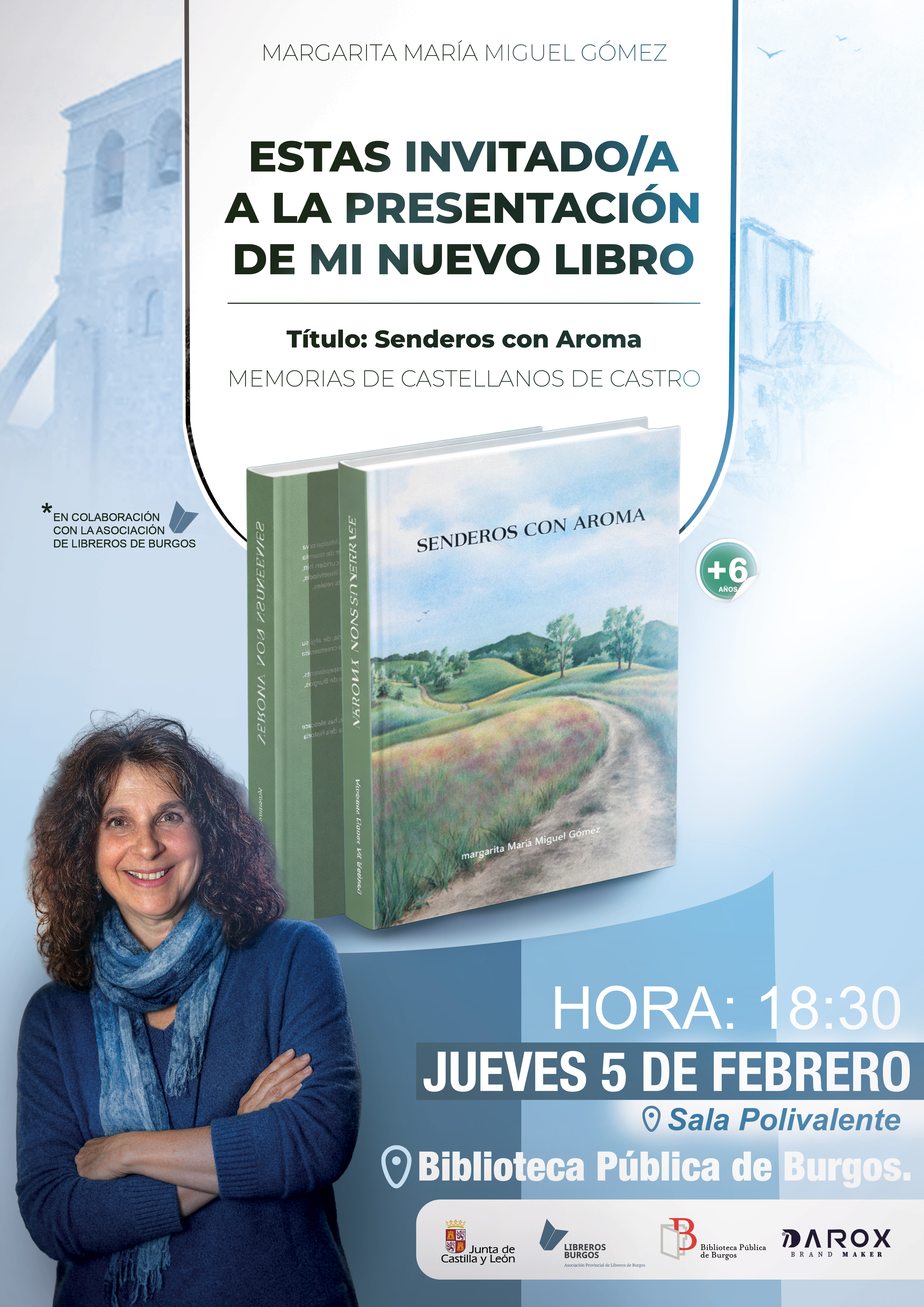 Senderos con aroma en Biblioteca de San Juan, Burgos