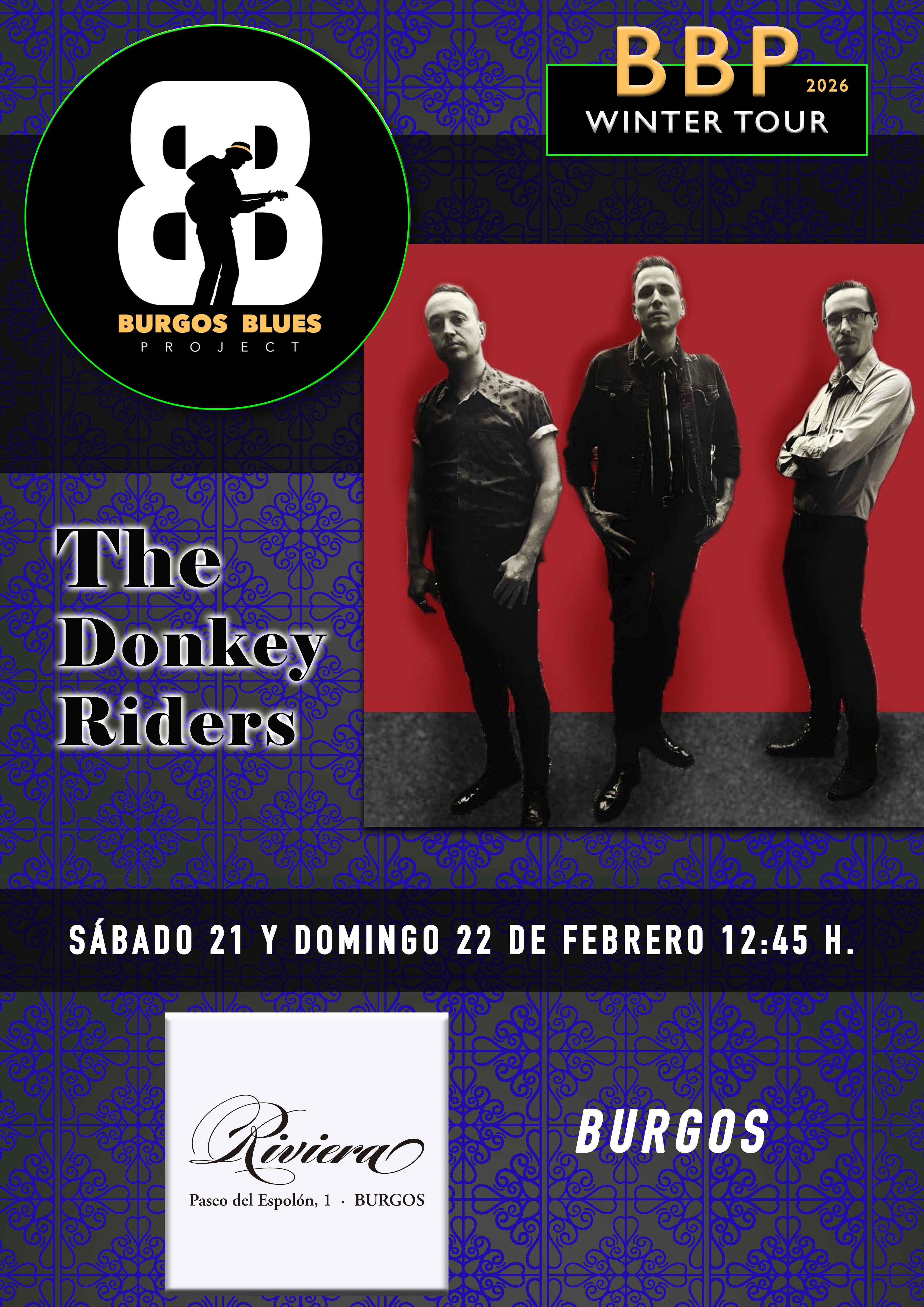 BBP WINTER TOUR 2026 con THE DONKEY RIDERS en Riviera, Burgos