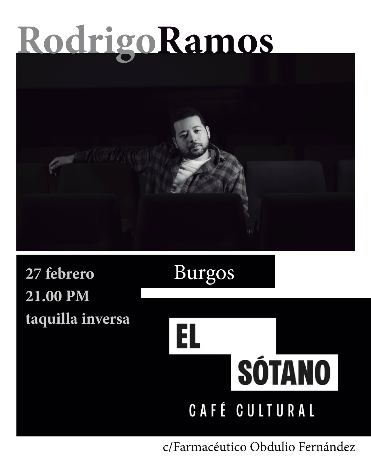 Rodrigo ramos en El Sótano Café Cultural, Burgos