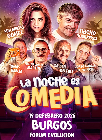 La noche de la comedia en Auditorio Fórum Evolución Burgos, Burgos