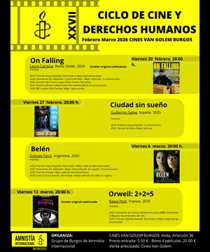 XXVII Ciclo de Cine y Derechos Humanos.