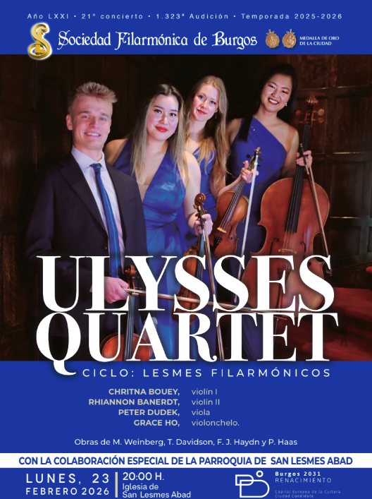 Ulysses Quartet en San Lesmes, Burgos