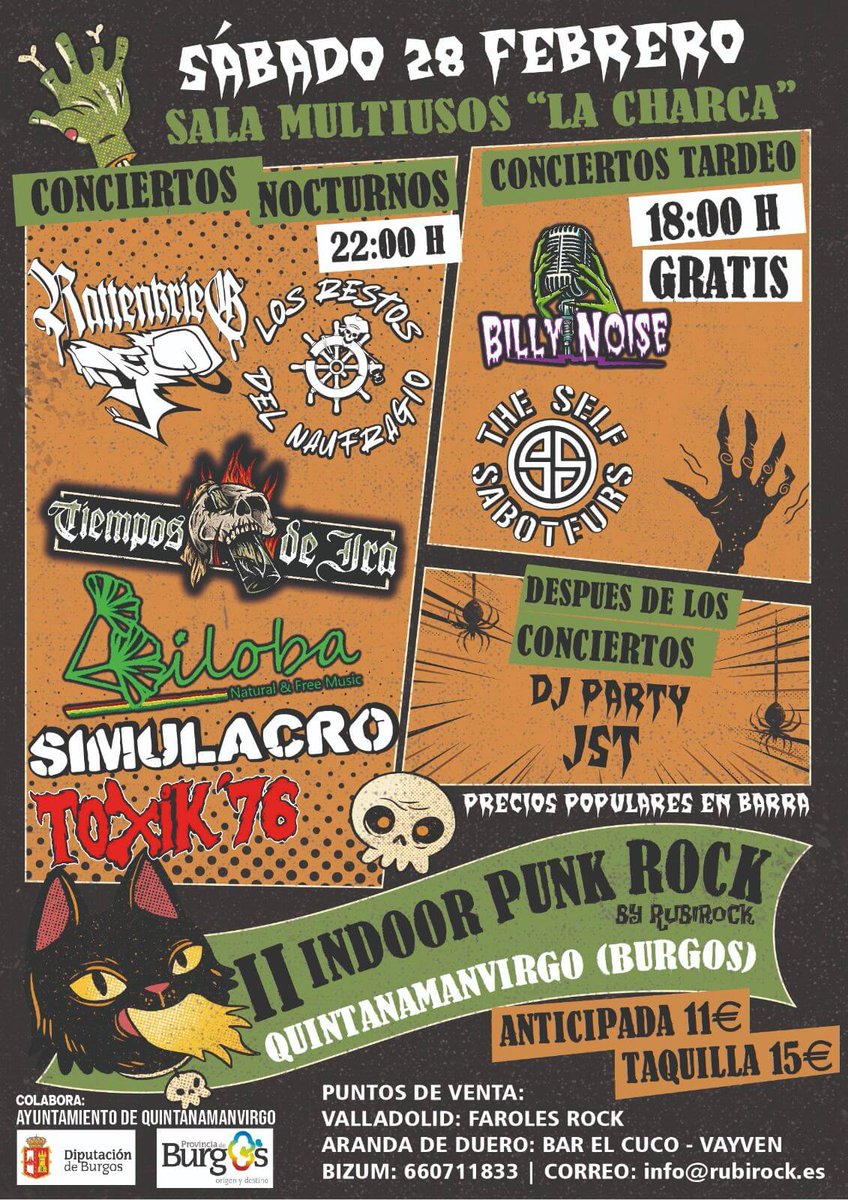 Indoor Punk Rock en Quintanamanvirgo, Quintanamanvirgo, Burgos
