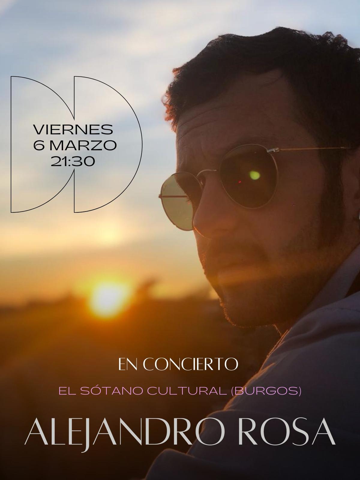 Alejandro rosa en El Sótano Café Cultural, Burgos