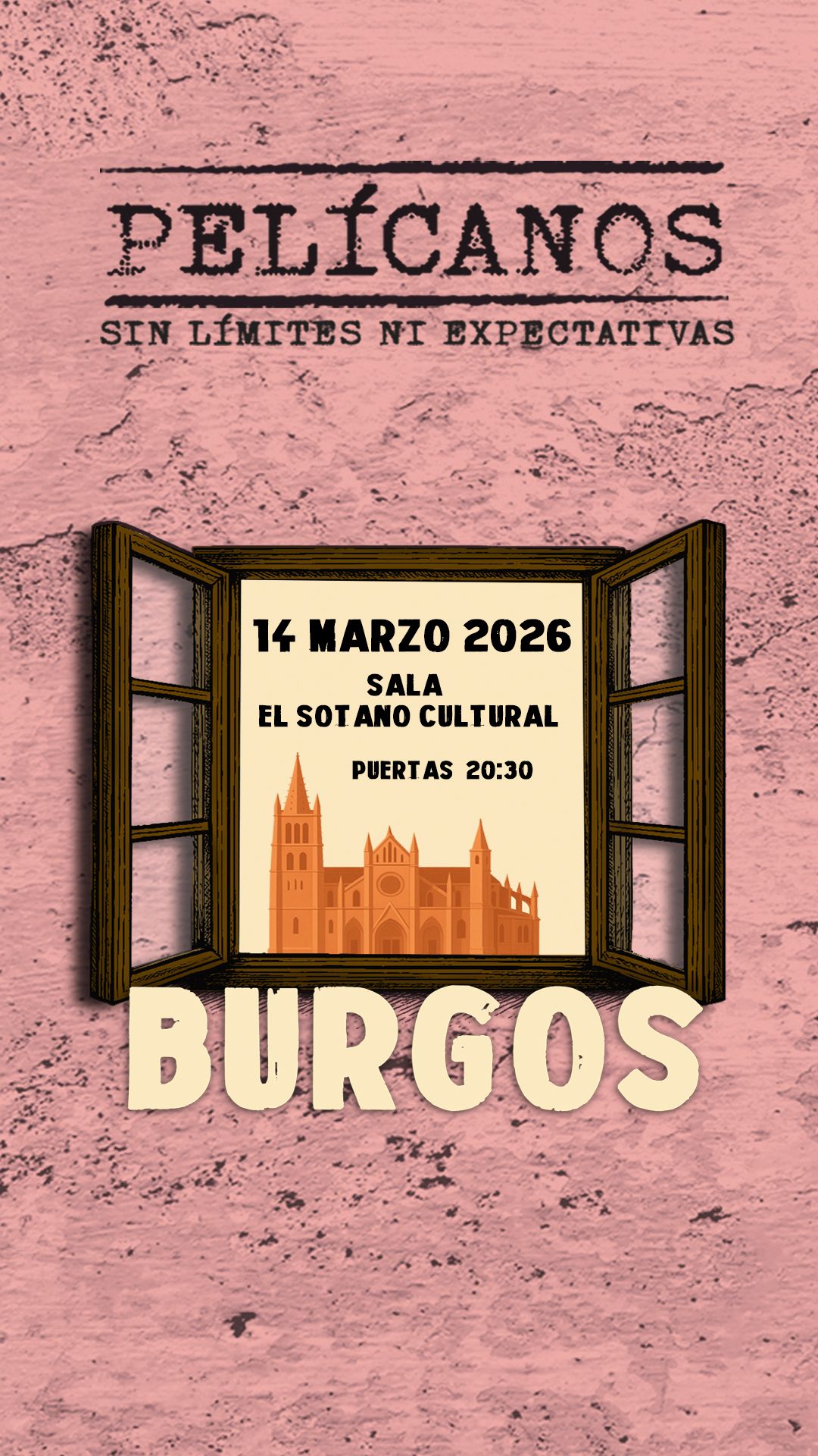 Pelícanos "sin límites ni expectativas" en El Sótano Café Cultural, Burgos