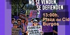 Manifestación del 8M en Plaza del Mío Cid, Burgos
